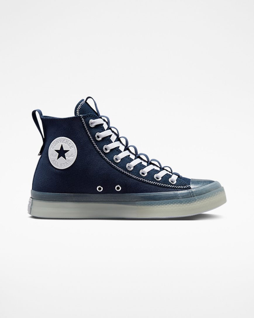 Tenis Converse Chuck Taylor All Star CX Explore Cano Alto Feminino Obsidiana Branco | PT Q087153